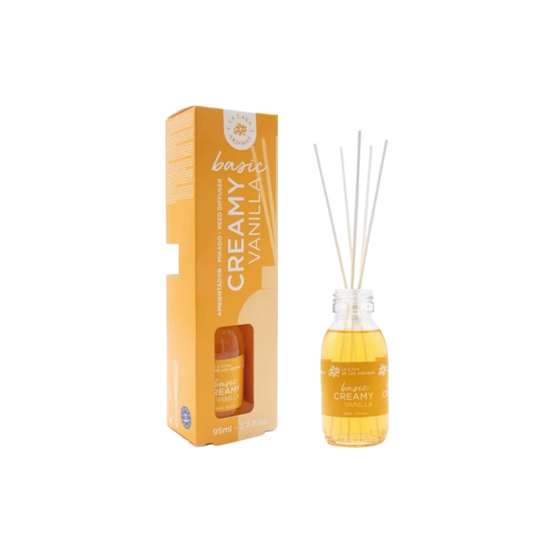 Aromatik diffuzor La Casa de los Aromas Basic Creamy Vanilla 95 ml Aromatik diffuzor La Casa de los Aromas Basic Creamy Vanilla 95 ml