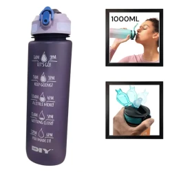 Спортивная бутылка Gymnic 1229092, фиолетовый, пластик, 1000 мл Спортивная бутылка Gymnic 1229092, фиолетовый, пластик, 1000 мл