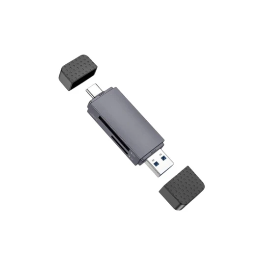 Картридер Huto 4 HB 5 USB 2.0/Type-C Картридер Huto 4 HB 5 USB 2.0/Type-C