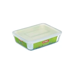 Форма для запекания Pyrex Cook&Store, с крышкой, стекло, прозрачная, 22х17 см, 1.6 л