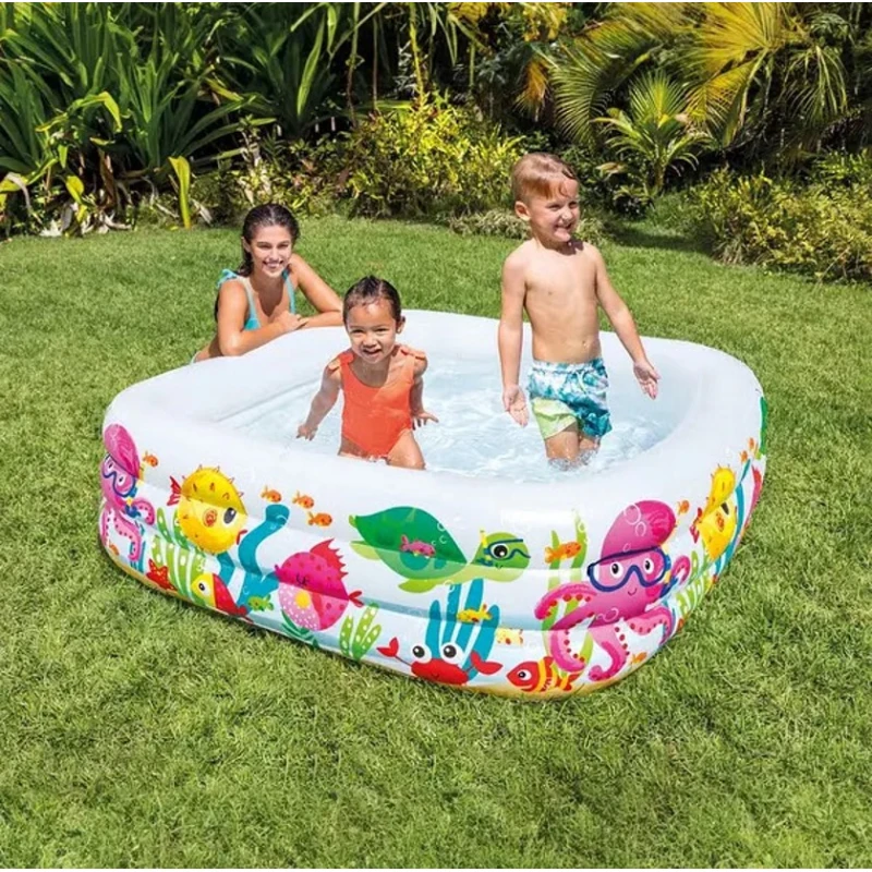 Детский бассейн İntex H57471NP, разноцветный, 159x159x50 см, 340 л Детский бассейн İntex H57471NP, разноцветный, 159x159x50 см, 340 л