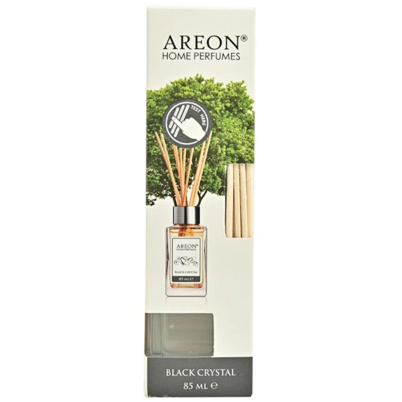 Ароматический диффузор Areon Home Perfume Black Crystal, 85 мл, черный Ароматический диффузор Areon Home Perfume Black Crystal, 85 мл, черный