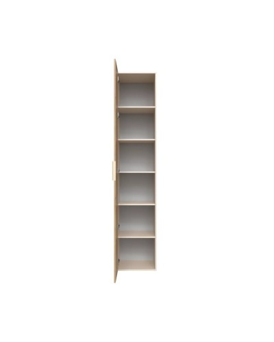 Şkaf Art Mebel 22, laminat, bej/qəhvəyi, 210x60x45 sm