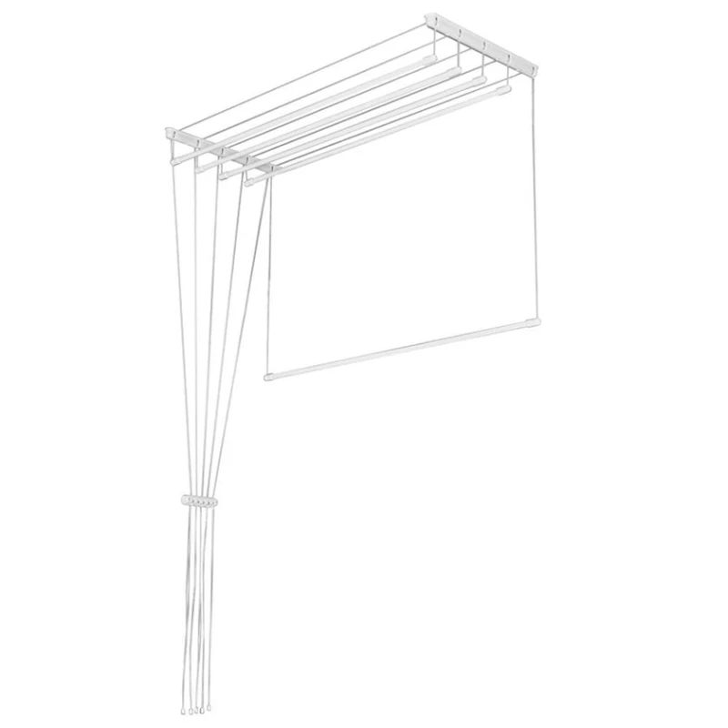 Сушилка для белья Lakmet MS-004, 1.7 м, металл, белая Сушилка для белья Lakmet MS-004, 1.7 м, металл, белая