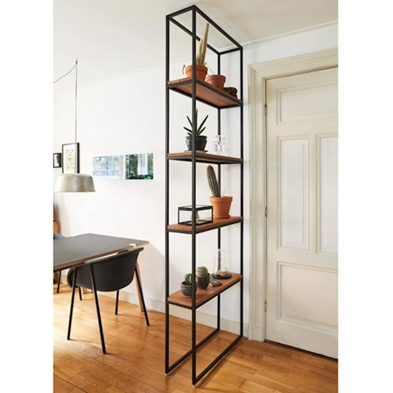 Стеллаж 3563_LoftLonggVotan, 70x20x220 см, ЛДСП, коричневый