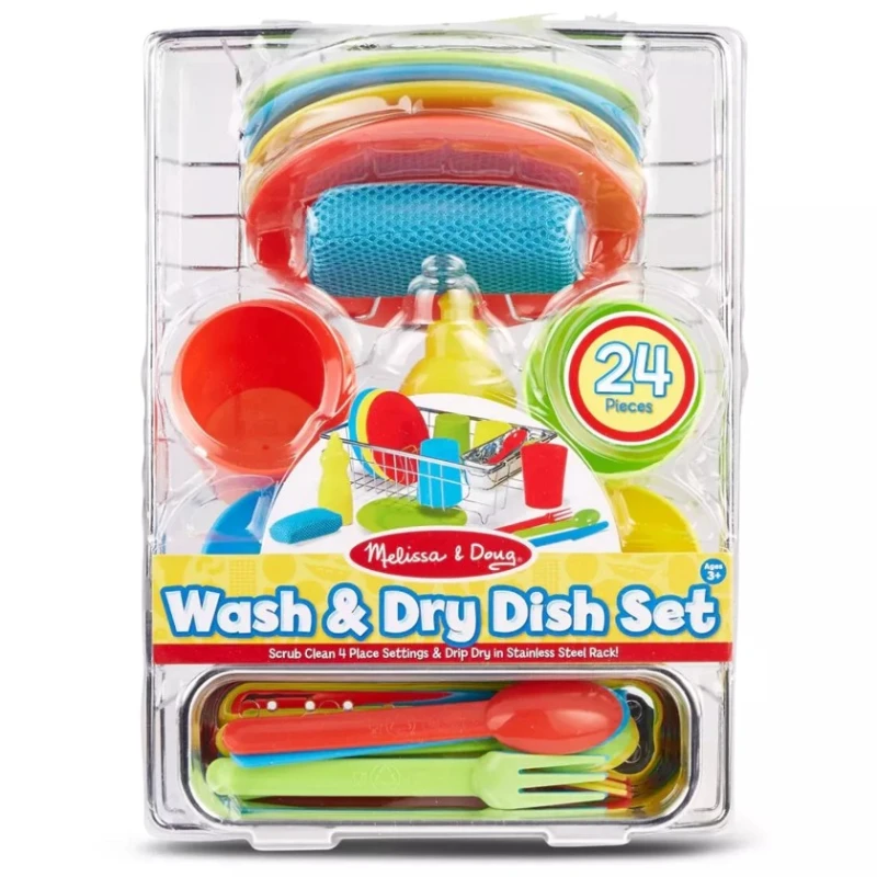 Игровой набор Melissa And Doug Let's Play House Wash and Dry Dish 14282