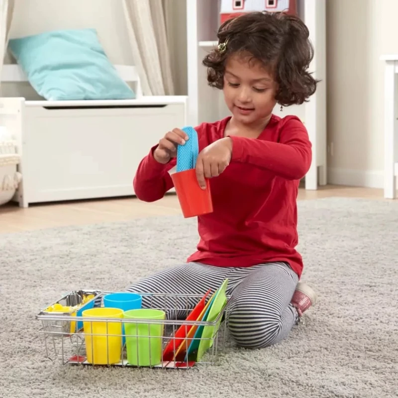 Игровой набор Melissa And Doug Let's Play House Wash and Dry Dish 14282