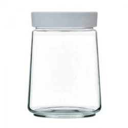 Səpələnən məhsullar üçün banka Luminarc Swing Grey, 1000 ml, şüşə/plastik, şəffaf/boz Səpələnən məhsullar üçün banka Luminarc Swing Grey, 1000 ml, şüşə/plastik, şəffaf/boz