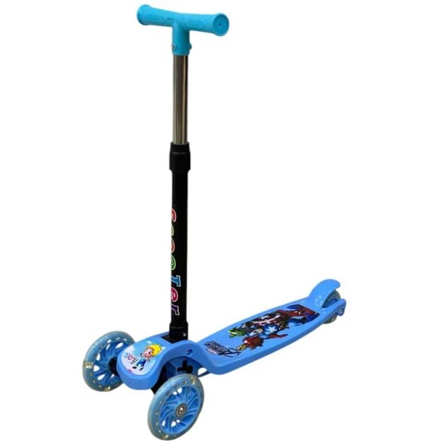 Детский самокат L077_blue, синий Детский самокат L077_blue, синий