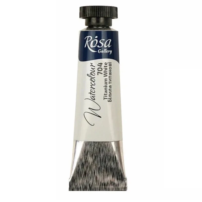 Акварельная краска Rosa Gallery, 704 Белила титановые, 10 мл Акварельная краска Rosa Gallery, 704 Белила титановые, 10 мл