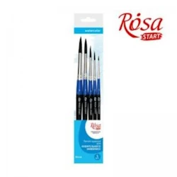 Fırça dəsti Rosa Studio 211, №0, 2, 4, 6, 8, sincab, yumru Fırça dəsti Rosa Studio 211, №0, 2, 4, 6, 8, sincab, yumru