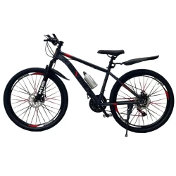 Velosiped AZR259, qara/qırmızı