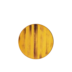 Тарелка Wilmax Scratch 668413, круглая, 23 см, фарфор, оранжевый