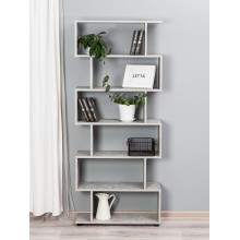 Stellaj Letta LDSP, boz, 176х25х73 sm