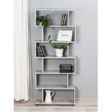 Stellaj Letta LDSP, boz, 176х25х73 sm