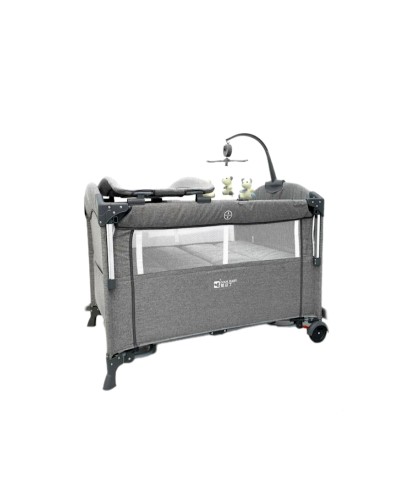 Manej-çarpayı Cool Baby 110x76x76, boz