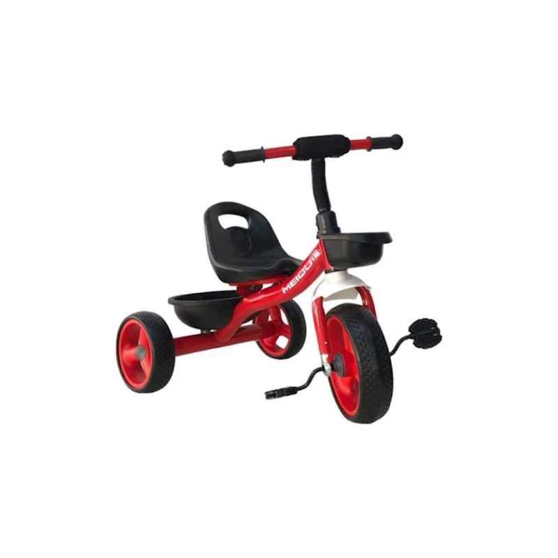 Uşaq üçün üçtəkərli velosiped 1198, 30 kq-a qədər, qırmızı