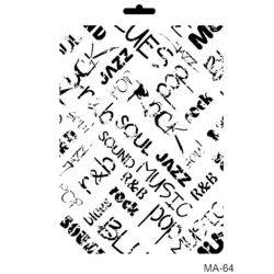 Трафарет Cadence Mix Media MA Stencil MA Serie 64, 21х29 см