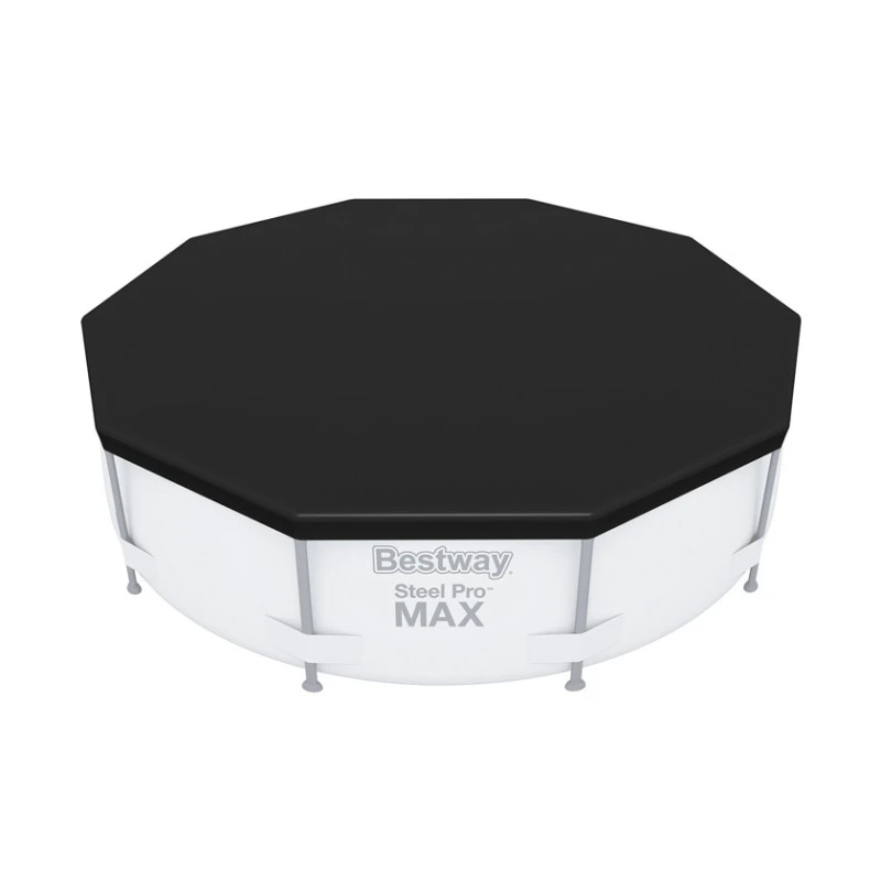 Чехол для бассейна Bestway 58036, ПВХ, черный, 305 см Чехол для бассейна Bestway 58036, ПВХ, черный, 305 см