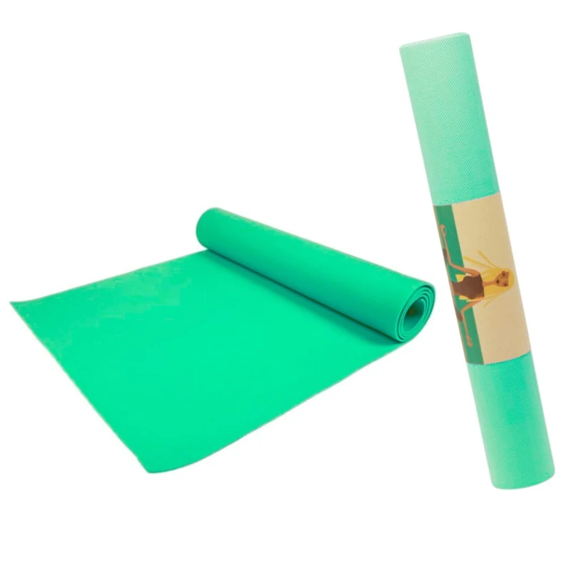 Мат для йоги Eva WS0714, зеленый, 173x61x0.6 см