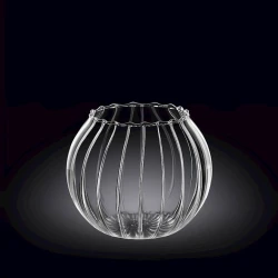 Ваза Wilmax 888972/A, 12x10 см, стекло, прозрачная