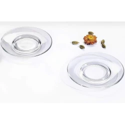 Набор блюдец segvahome_061, прозрачный, стекло, 6 шт Набор блюдец segvahome_061, прозрачный, стекло, 6 шт