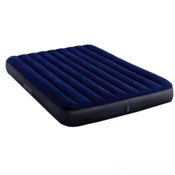 Надувной матрас Intex с подушками и насосом 64765, синий, 152х203х25 см Надувной матрас Intex с подушками и насосом 64765, синий, 152х203х25 см