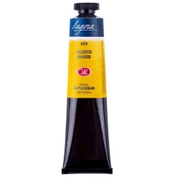 Акриловая краска Ладога 969 металлик, Золото инков, 46 мл