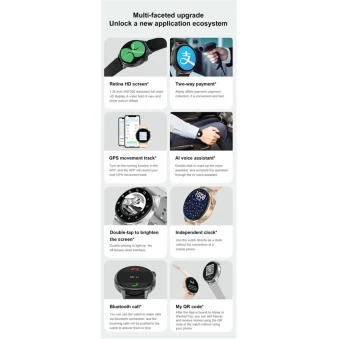 Ağıllı saat DT4 Silver