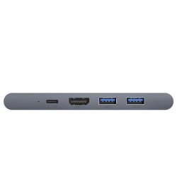 USB HUB Baseus Thunderbolt C+Pro 7in1 Smart HUB Docking Station, Серый USB HUB Baseus Thunderbolt C+Pro 7in1 Smart HUB Docking Station, Серый
