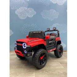 Uşaq elektrik avtomobili AZR 2847, qırmızı