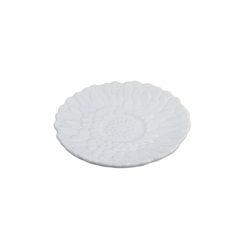 Тарелка десертная Hom-me Bianca Bloom, 16 см, Белый