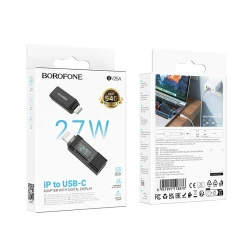 Адаптер Borofone BV25A Lightning to Type-C