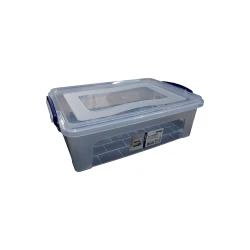 Контейнер Dunya Plastik, 10 л, прямоугольный, пластик, прозрачный