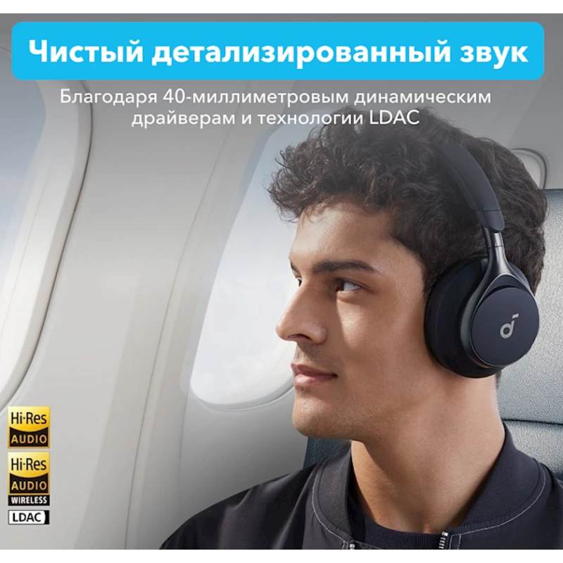 Беспроводные наушники Anker Soundcore Space One Black (A3035011) Беспроводные наушники Anker Soundcore Space One Black (A3035011)