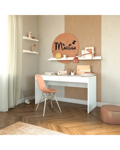 Kompüter masası Marina 3563_M25MikeaWhite, LDSP, 75x59x142 sm, ağ