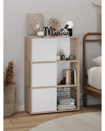 Tumba Marina 3563_M25TumChilMix, LDSP, 102.4x29.3x70 sm, ağ/qəhvəyi