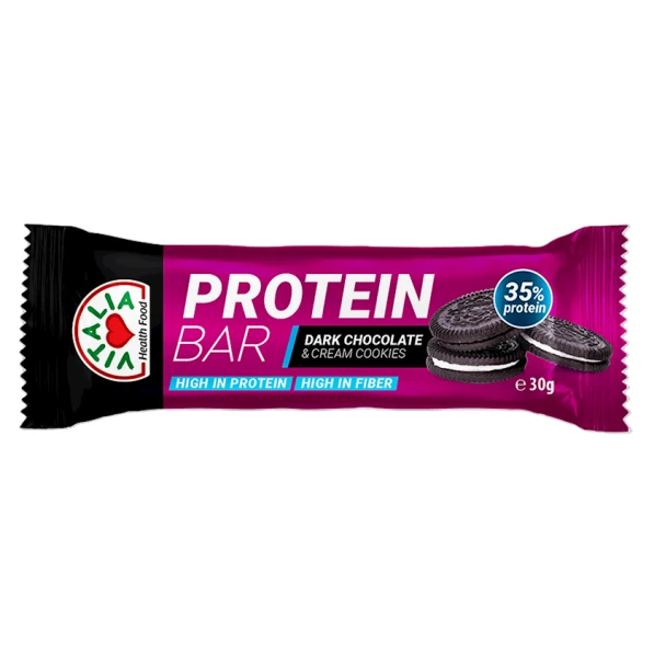 Протеиновый батончик-печенье Vitalia, шоколадное, 30 г Протеиновый батончик-печенье Vitalia, шоколадное, 30 г
