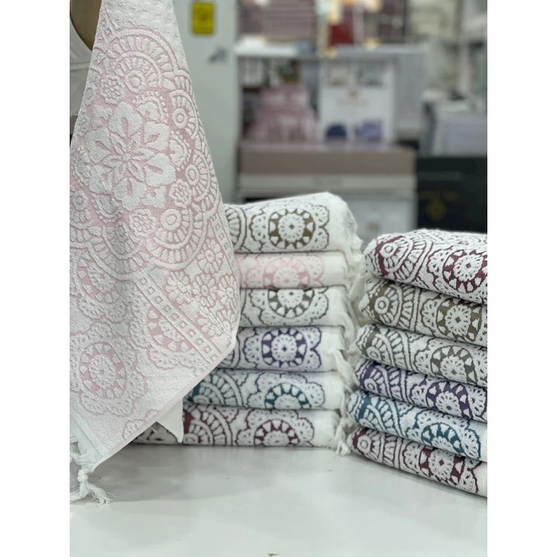 Полотенце для рук SHA-0000541, 50x90 см, хлопок, товар в ассортименте