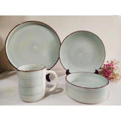 Boşqab dəsti 8292-52, keramika, 4 nəfərlik, 16 parça