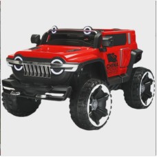 Uşaq elektrik avtomobili Jeep WN-502, 5 yaşa qədər, qırmızı, rezin təkərlər - WN-502