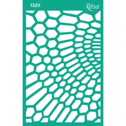 Трафарет самоклеящийся Rosa Talent, 13х20 см, №1320 Абстракция