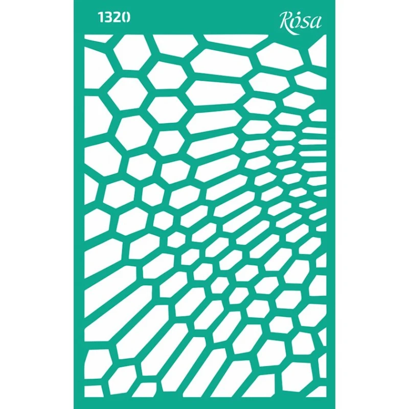 Трафарет самоклеящийся Rosa Talent, 13х20 см, №1320 Абстракция