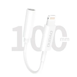 Кабель AUX DUDAO L16i Lightning to 3.5mm, 100 мм, Белый