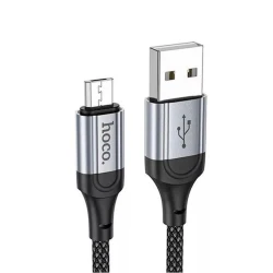 Кабель USB Hoco X102 USB to microUSB 2.4 A, 1 м, черный