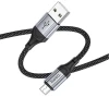 Кабель USB Hoco X102 USB to microUSB 2.4 A, 1 м, черный