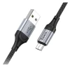 Кабель USB Hoco X102 USB to microUSB 2.4 A, 1 м, черный