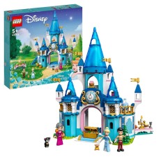 Konstruktor LEGO Disney Princess Cinderella and Prince Charming's Castle 43206, 5+ yaş, 365 hissə