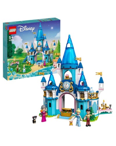 Konstruktor LEGO Disney Princess Cinderella and Prince Charming's Castle 43206, 5+ yaş, 365 hissə