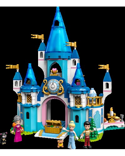 Konstruktor LEGO Disney Princess Cinderella and Prince Charming's Castle 43206, 5+ yaş, 365 hissə